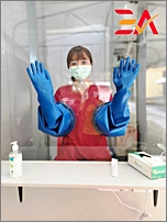 polyurethene glove isolator